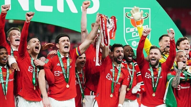 M.U vừa lên ngôi tại Carabao Cup
