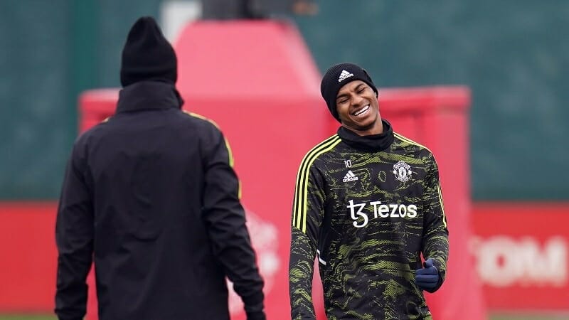 Rashford trở lại tập luyện sau chấn thương