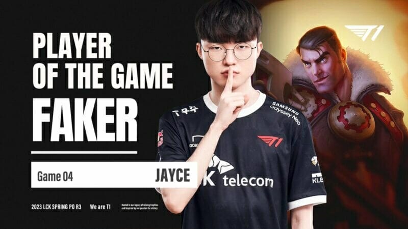 Faker tỏa sáng với con bài Jayce