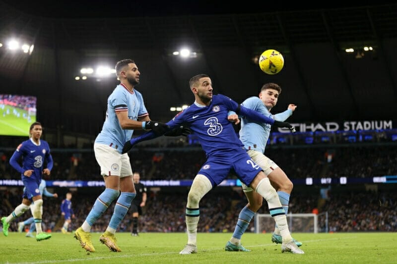 Man City thắng cả 3 trận đấu họ gặp Chelsea ở mùa giải này
