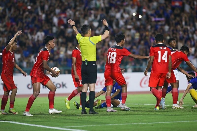 U22 Indonesia thể hiện sức mạnh của ứng viên vô địch