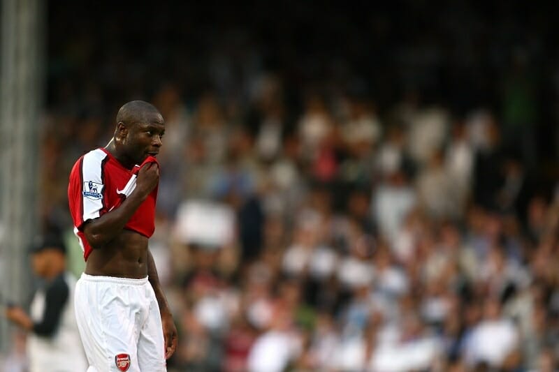 Gallas chơi 142 trận cho Arsenal