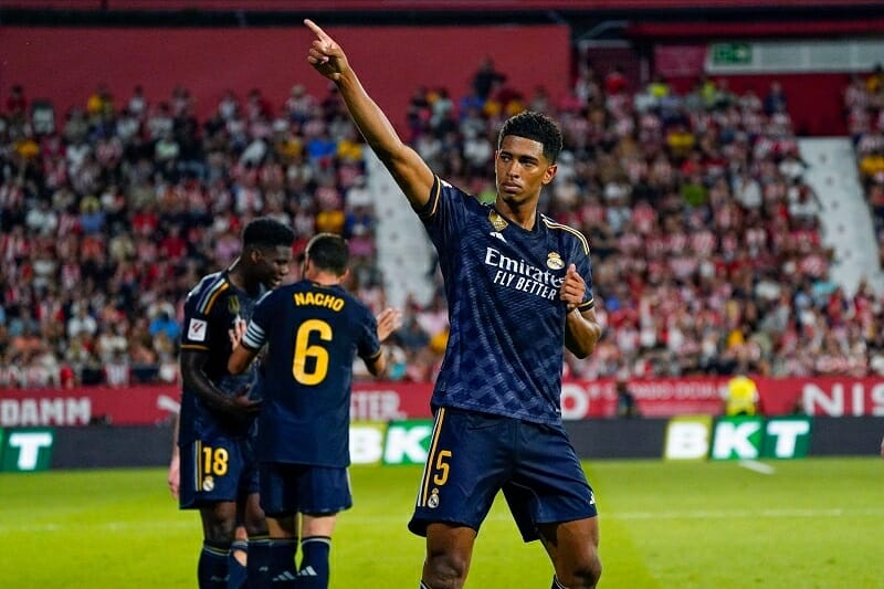 Jude Bellingham tiếp tục tỏa sáng trong màu áo Real Madrid.