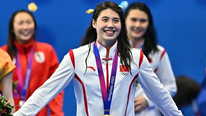 Cặp trai tài gái sắc môn bơi được vinh danh là VĐV xuất sắc nhất ASIAD 19