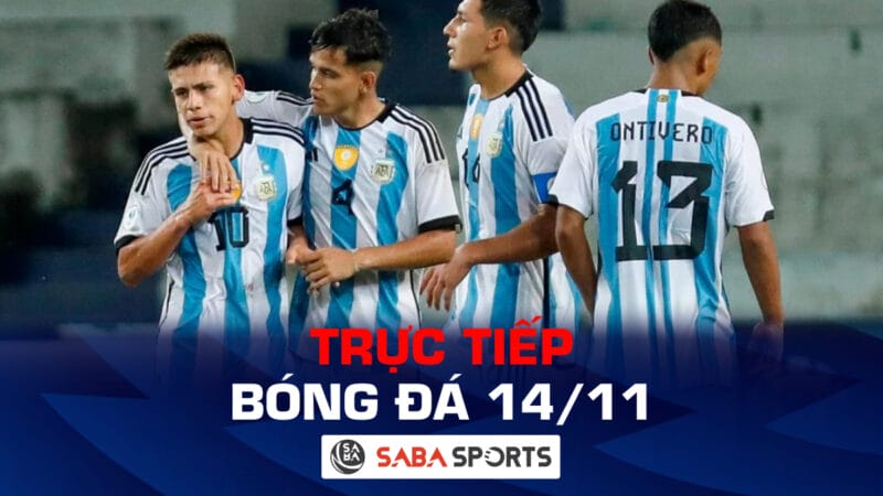 Trực tiếp bóng đá hôm nay ngày 14/11: Hậu bối Messi gặp khó