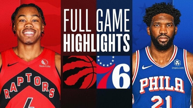 Highlights 76ers vs Raptors, NBA 2023/24