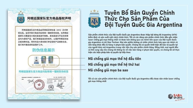 One Goal News cam kết sản phẩm chính hãng