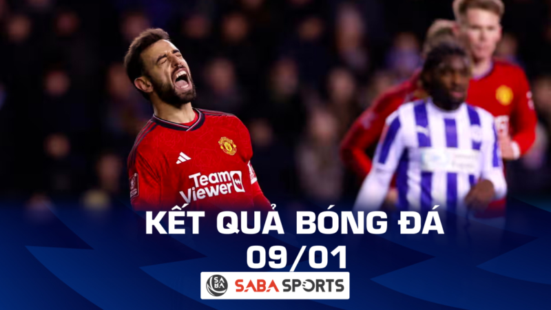 Kết quả bóng đá hôm nay 09/01: Man United tiến vào vòng 4 Cúp FA