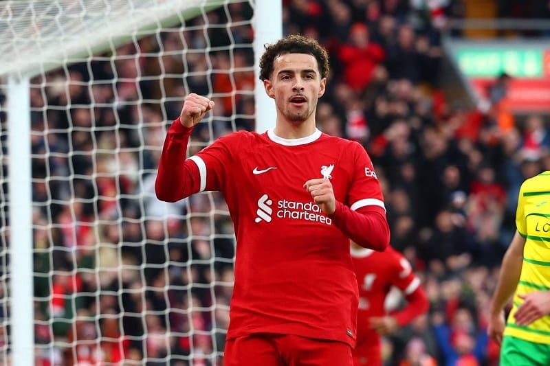 Curtis Jones là người mở tỷ số trận đấu.