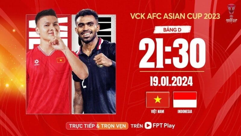 ?TRỰC TIẾP VIỆT NAM - INDONESIA | AFC ASIAN CUP QATAR 2023