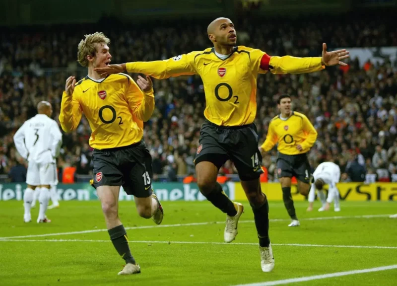 Henry từng đưa Arsenal vào đến chung kết Champions League