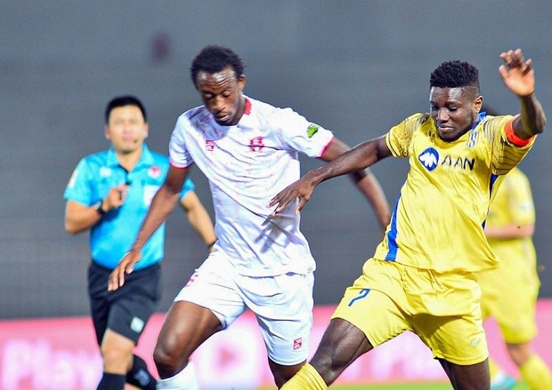 Hải Phòng đánh rơi chiến thắng đầy tiếc nuối trước SLNA (Ảnh: V.League).