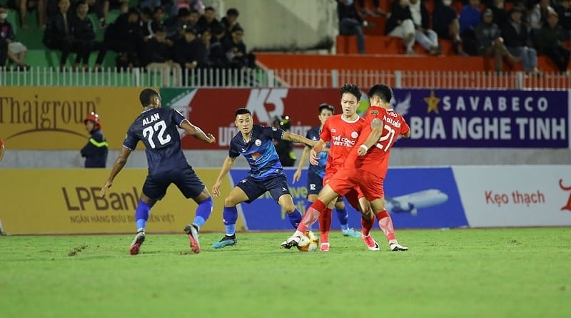 Viettel toàn thua 3 trận gần nhất. (Ảnh: VPF)