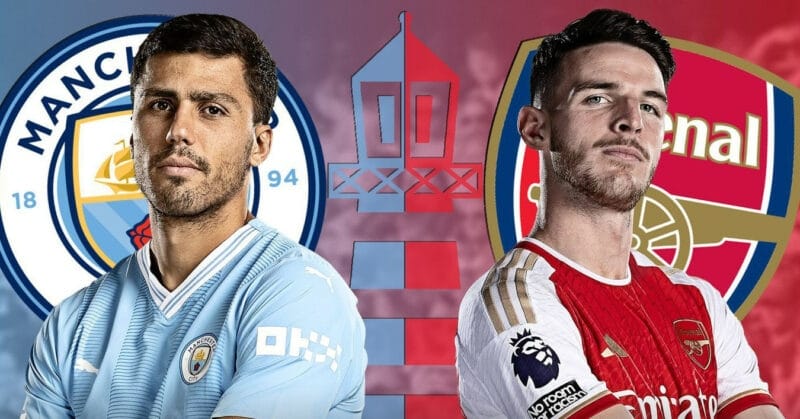 Declan Rice và Rodri đang là hai trong số những tiền vệ trung tâm xuất sắc nhất Ngoại hạng Anh (Ảnh: GOAL).