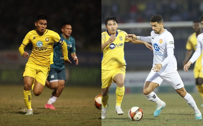 Thanh Hóa đối đầu Nam Định. (Ảnh: VPF)