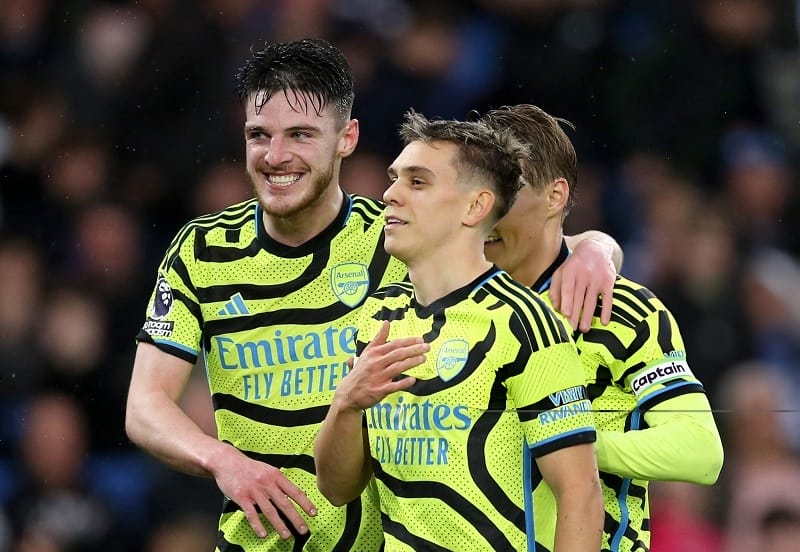 Arsenal không gặp nhiều khó khăn trước Brighton.