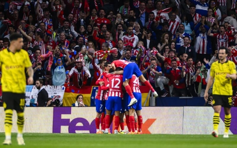 Atletico đánh bại Dortmund ở lượt đi