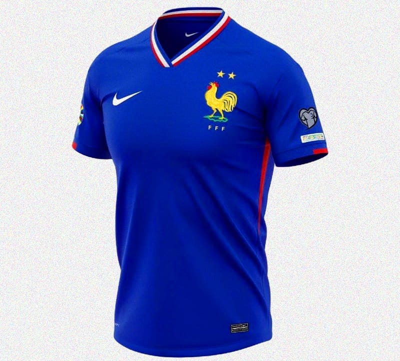 Áo đấu dự kiến của tuyển Pháp tại Euro 2024