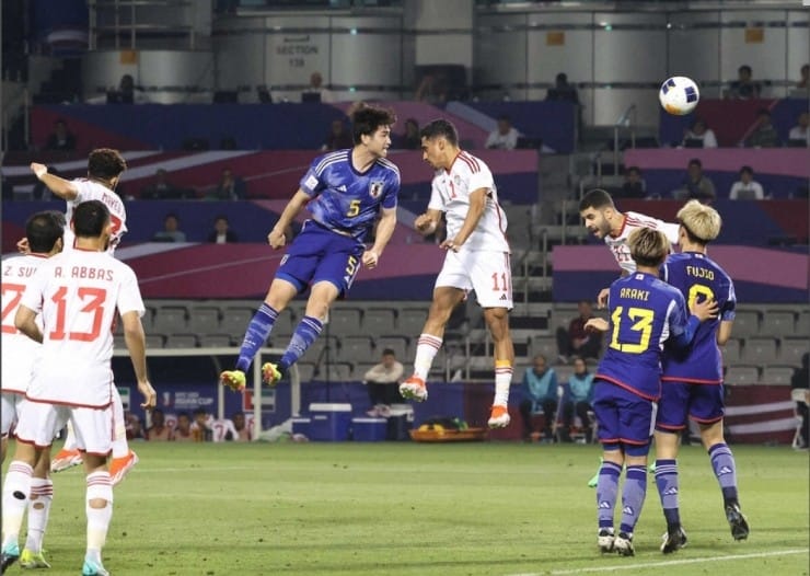 U23 Nhật Bản dễ dàng đánh bại UAE với tỷ số 2-0 (Ảnh: 24h).