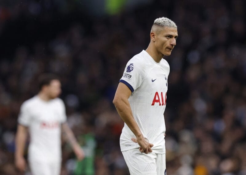 Richarlison gây thất vọng tại Tottenham