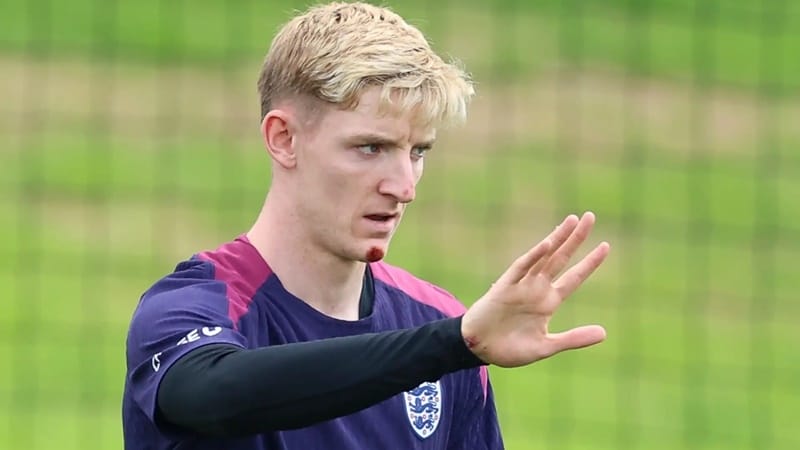 Hình ảnh trầy xước của Gordon sau tai nạn xe đạp