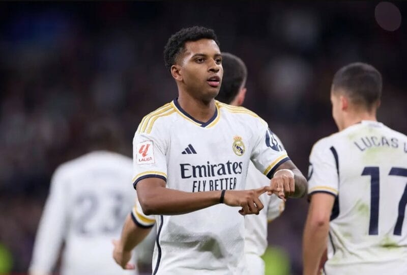 Rodrygo được cho là sẽ ở lại Real Madrid (Ảnh: Getty).