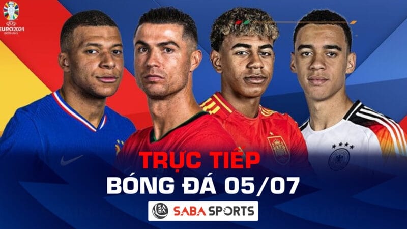 Trực tiếp bóng đá hôm nay 05/07: Đại chiến tứ kết Euro 2024