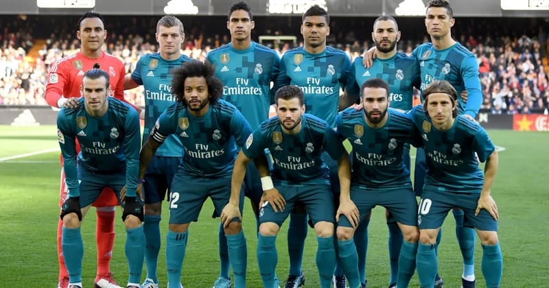 Nhìn lại đội hình Real Madrid mùa giải 2017/18
