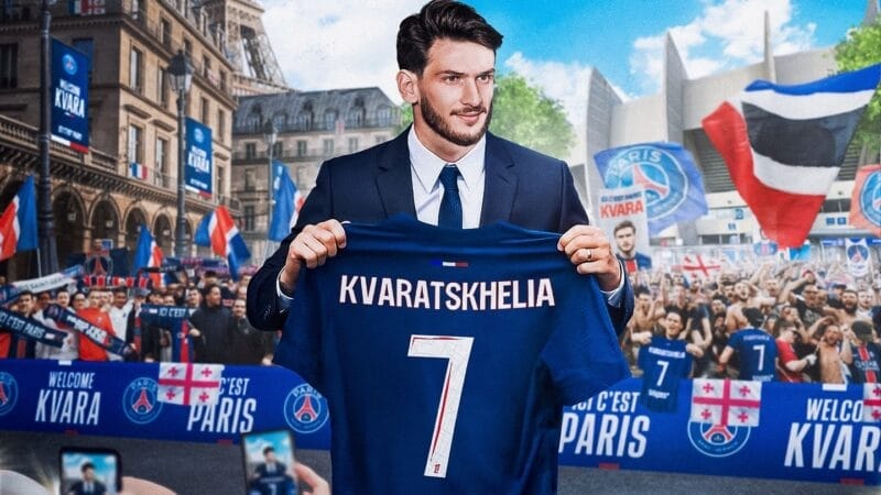 Vì sao PSG chiêu mộ Khvicha Kvaratskhelia?