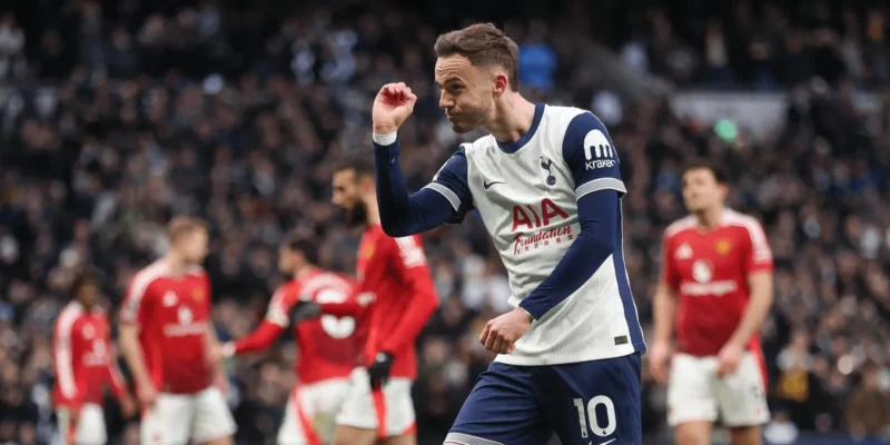 James Maddison, Tottenham 1-0 Man Utd